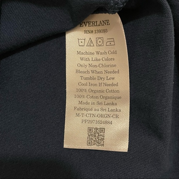 New Everlane Uniform T-Shirt Color Blue Size Small - Picture 4 of 4